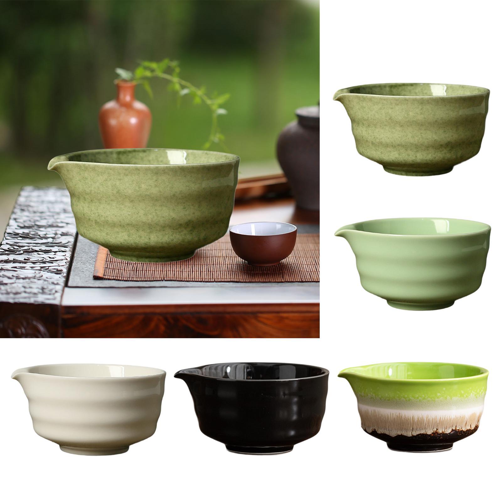 Matcha Bowl Chawan - Ceramic Matcha Bowl with Spout Japanese