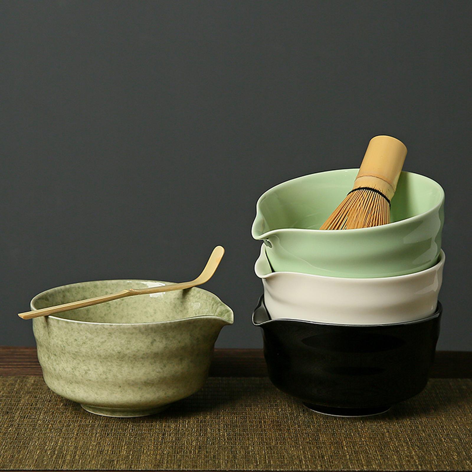 Ceramic Matcha Bowl with Spout - Matcha Bowl Chawan 评论和价格