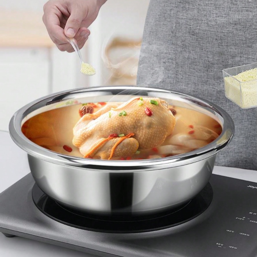 Stainless Steel Round Kitchen  - Matcha Bowl Chawan 评论和价格