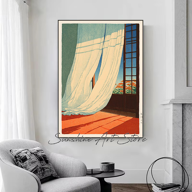 Vintage Hasui Kawase Style Min - Japanese Minimalist Lifestyle 评论和价格